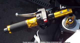 Pareja semimanillares reclinables 50mm KAWASAKI M2