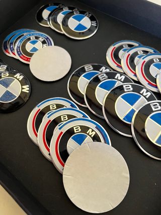 4 Logos BBS 60mm - Tapa bujes de Llanta