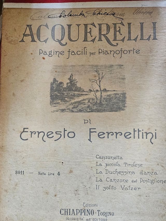 Spartito musicale antico oltre 50 diversi