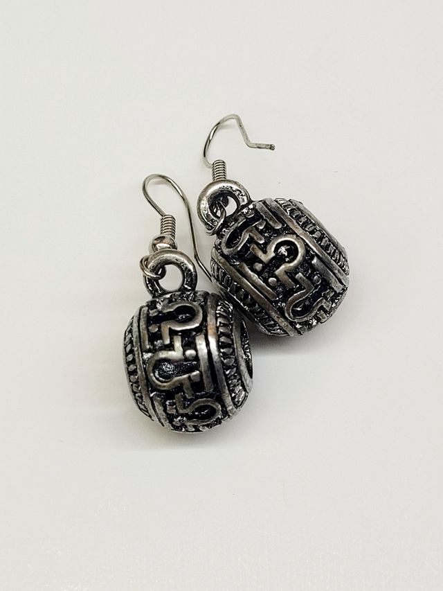 Orecchini rotondi in argento