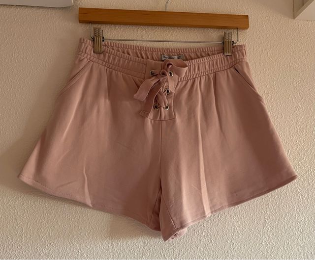 Shorts Bershka rosa palo - L