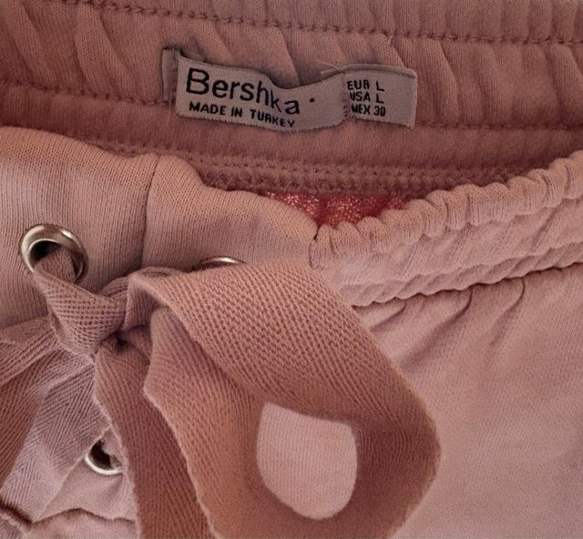 Shorts Bershka rosa palo - L