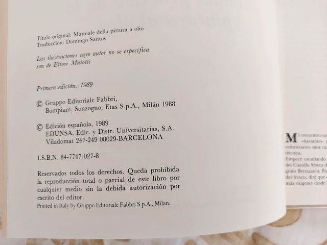 Manual práctico de la pintura al óleo