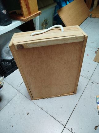 Caja madera vino - 3 botellas