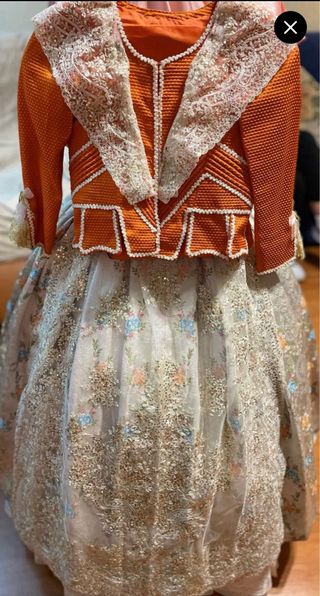 Vestido Fallera niña