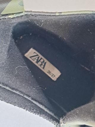 Zapatillas Zara camuflaje altas