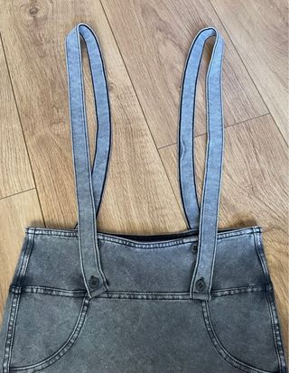 Mini Falda Gris Tirantes H&M