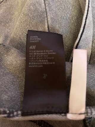 Mini Falda Gris Tirantes H&M