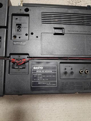 Radiocasete Sanyo Boombox - Digital Sound