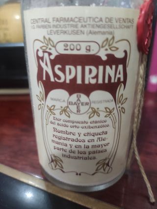 Aspirina Bayer antigua 200g