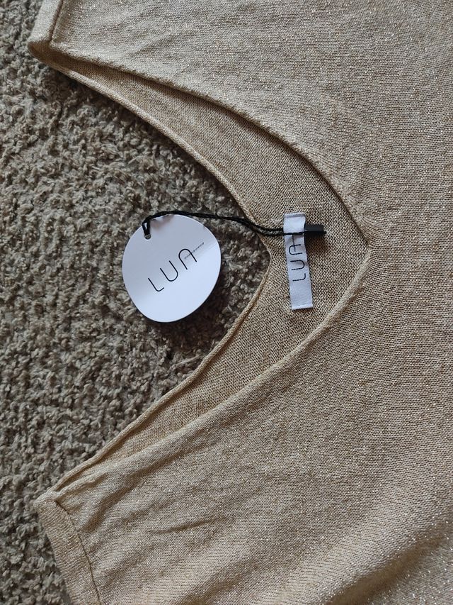 Blusa dorada mujer - Talla única