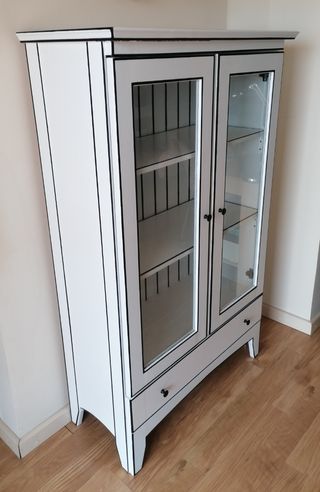 Vitrina madera - Mueble con cristal