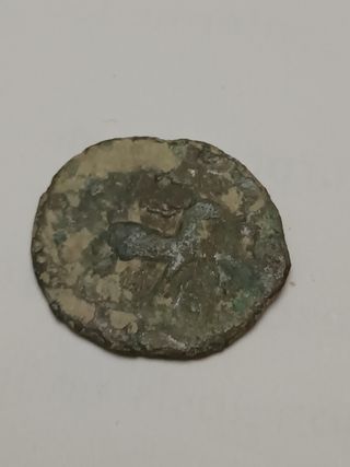 Monedas romans y resellos antiguos