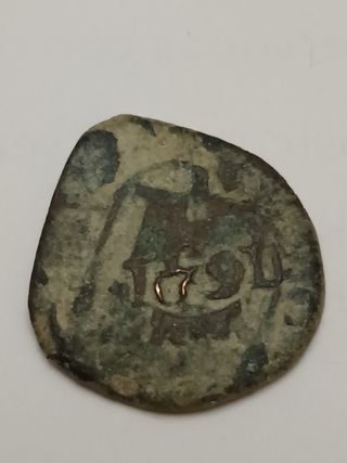 Monedas romans y resellos antiguos