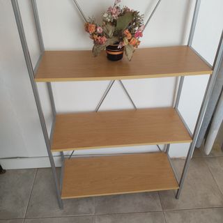 2 Estanterías metálica 4 baldas