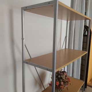 2 Estanterías metálica 4 baldas