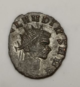 Moneda romana plata antigua
