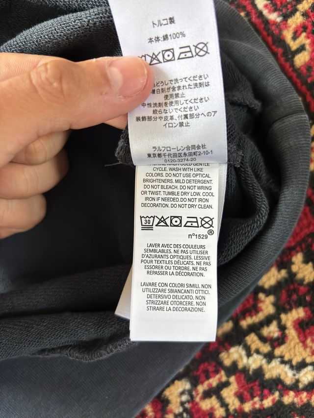 Felpa Polo Ralph Lauren Grigia Tg.L