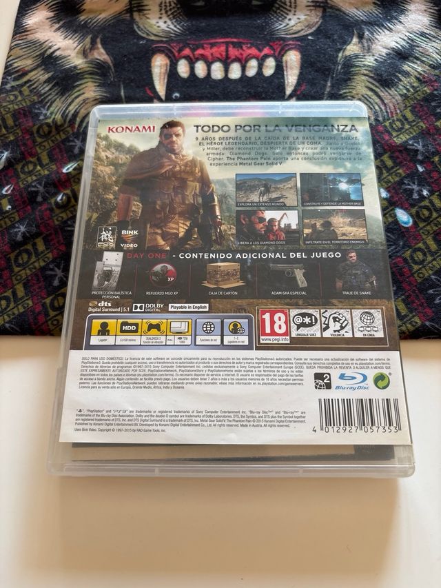 Metal Gear Solid V: The Phantom Pain PS3 Day One