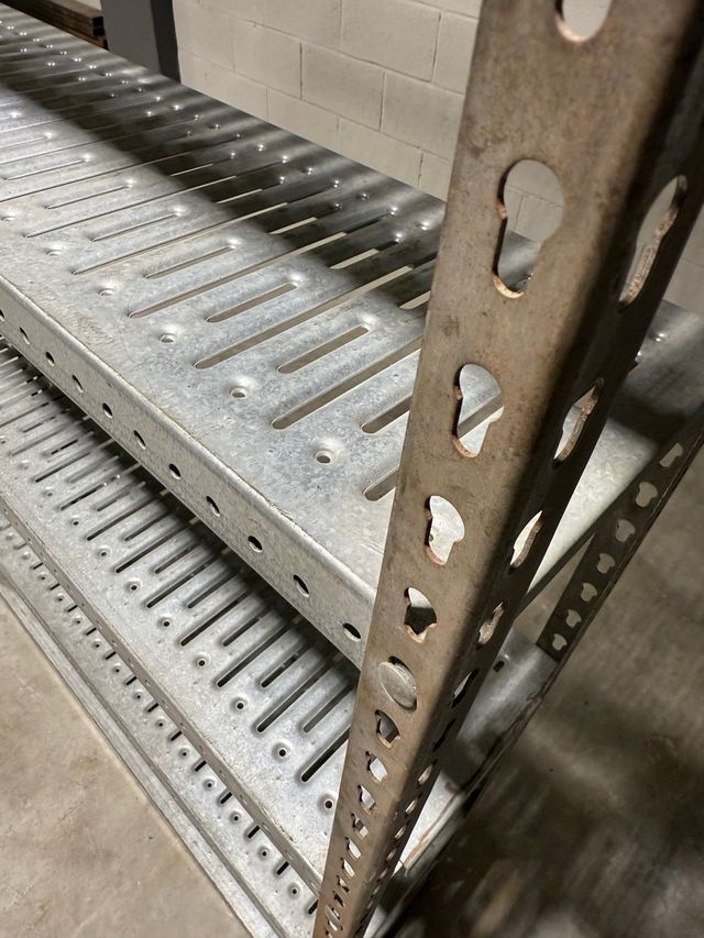 Estantería metal gris - 6 baldas