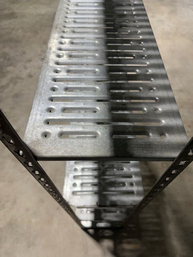 Estantería metal gris - 6 baldas