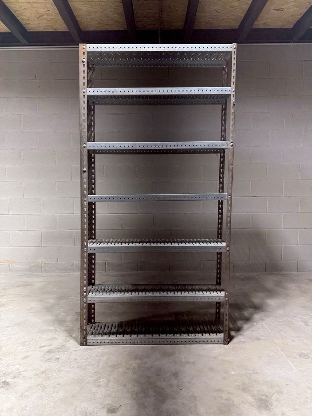 Estantería metal gris - 6 baldas