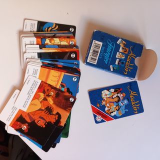 Juegos Cartas:Asterix, Power Rangers,Aladdin...