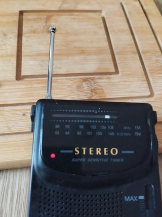 Radio AM/FM Estéreo Portátil