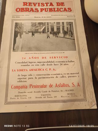Revista antigua 1933