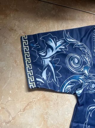 Camiseta Italia Versace - Azul