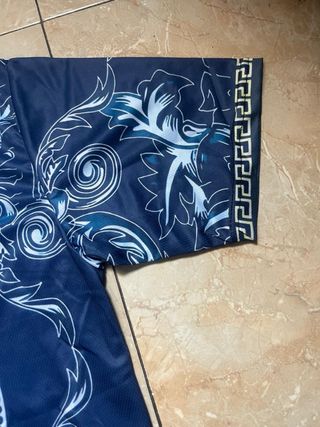 Camiseta Italia Versace - Azul