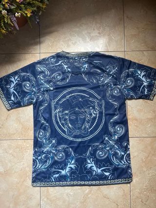 Camiseta Italia Versace - Azul