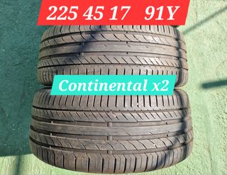 Neumáticos 225/45/17 <-> 2 Continental