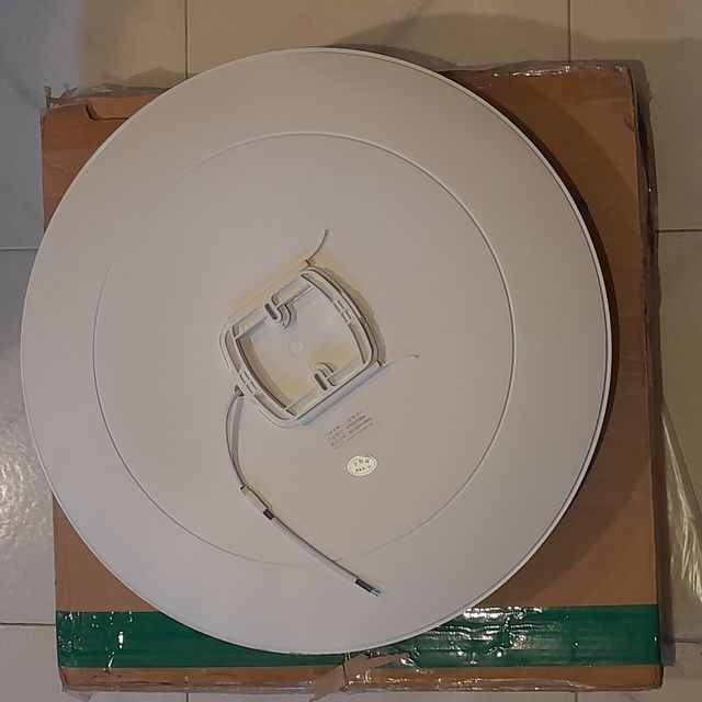 Plafoniera LED circolare - Argento/Bianco