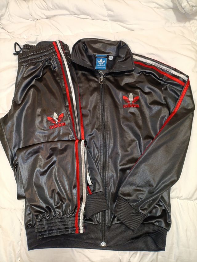 Chándal Adidas retro negro