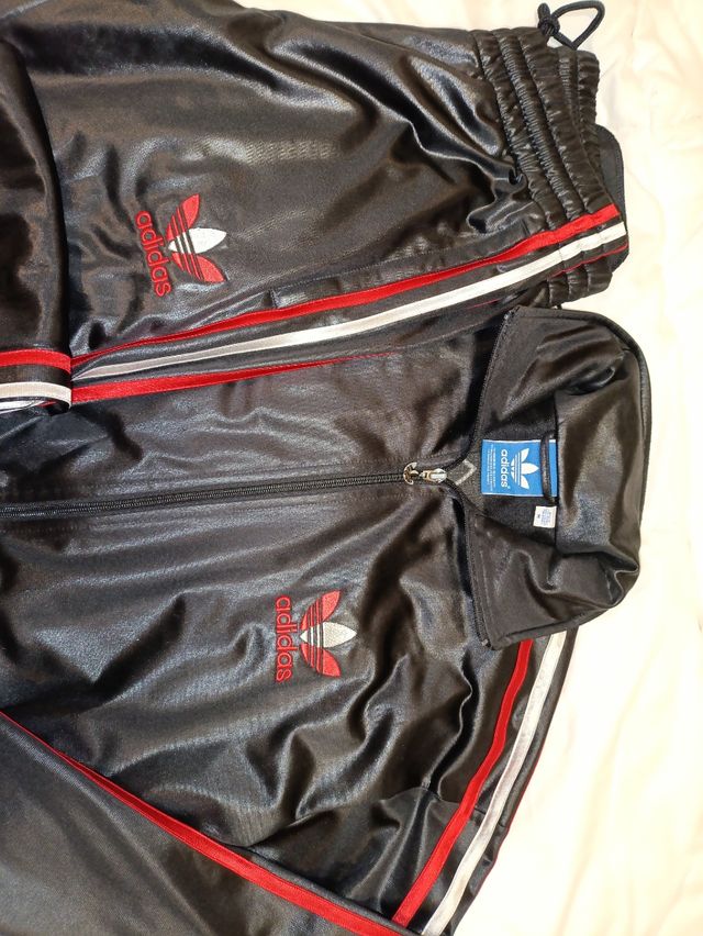 Chándal Adidas retro negro