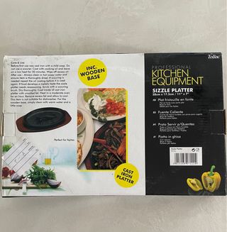 Kit Fajitas: Plancha ovalada