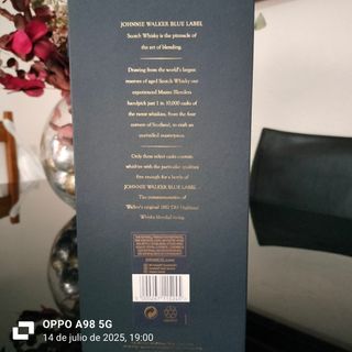 Whisky Johnnie Walker Blue Label solo scatola