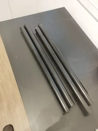 Mesa escritorio gris IKEA