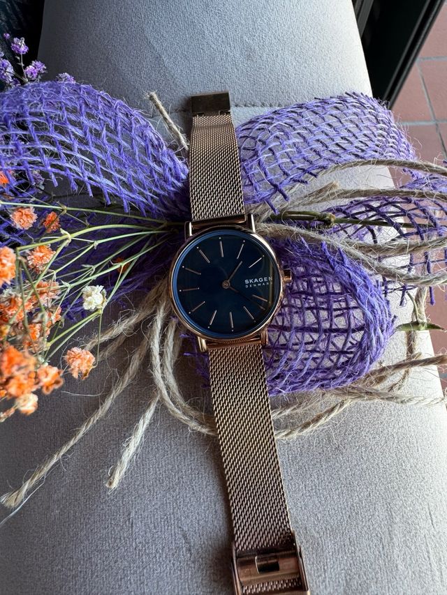 Reloj Skagen - Dorado rosado y Negro