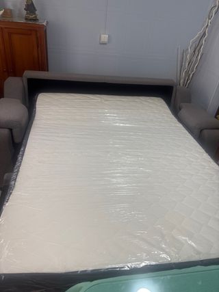 Sofá cama 3 plazas - Gris