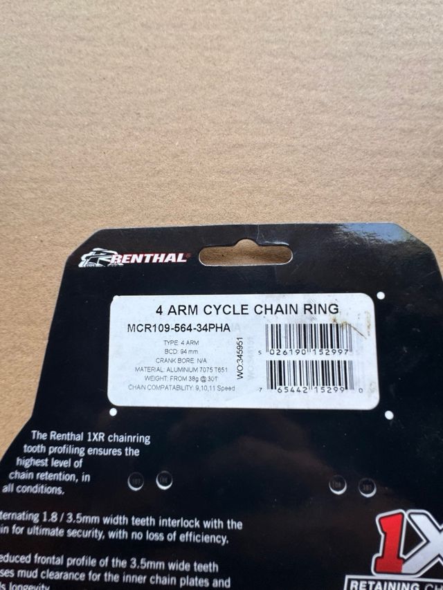 Prato Renthal 1XR 34t