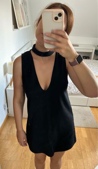 Vestido negro Zara - Talla S