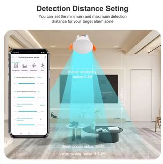 Sensor Movimiento Techo WiFi ZY-M100w