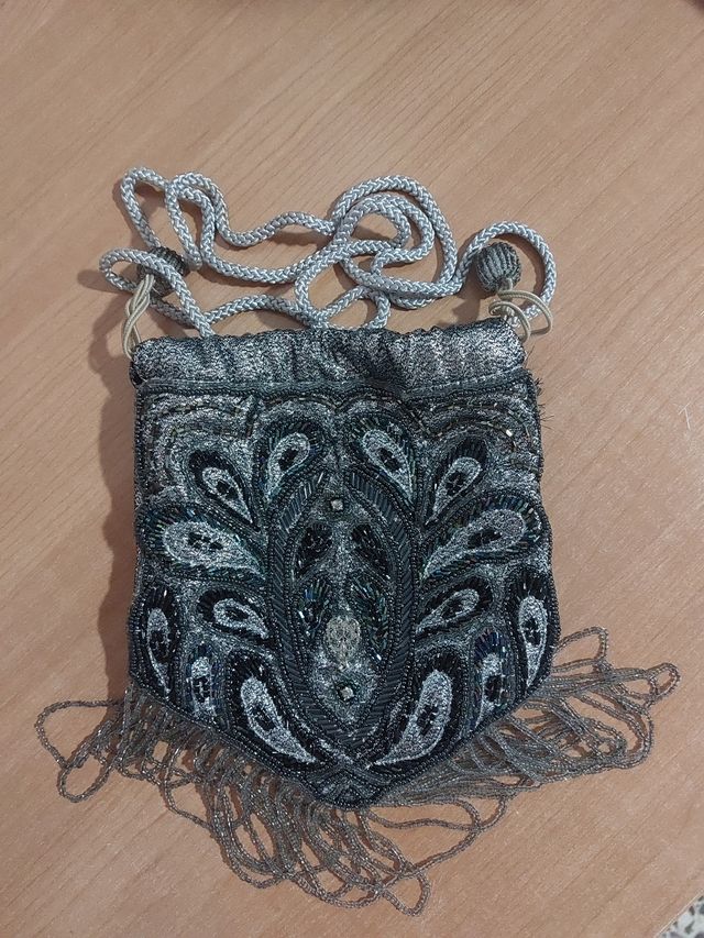 Bolso de fiesta plateado