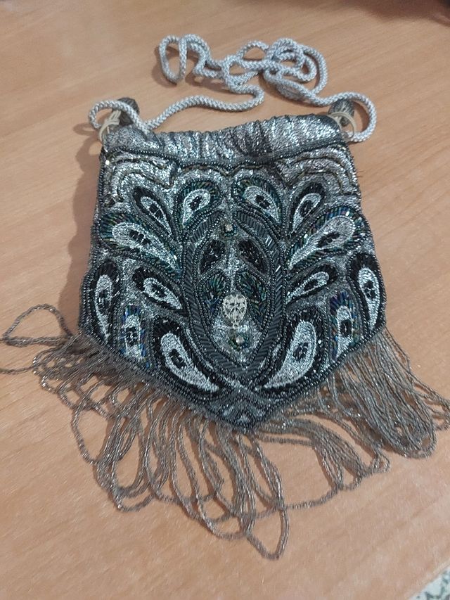 Bolso de fiesta plateado