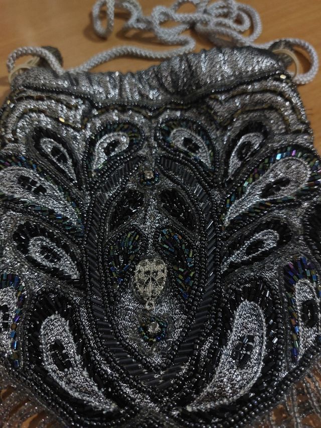 Bolso de fiesta plateado