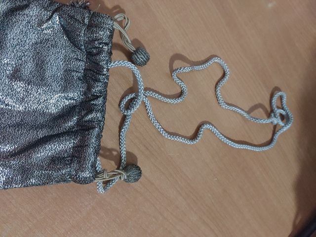 Bolso de fiesta plateado