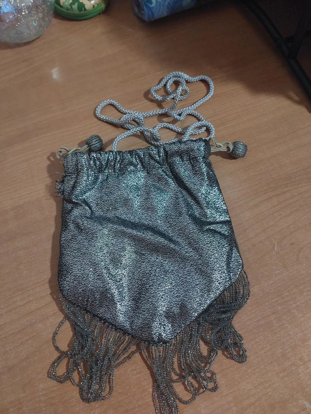 Bolso de fiesta plateado
