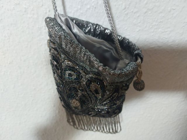 Bolso de fiesta plateado